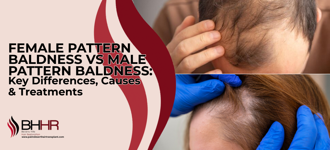 Female Pattern Baldness vs Male Pattern Baldness